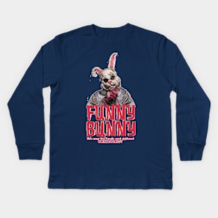 Funny Bunny Kids Long Sleeve T-Shirt